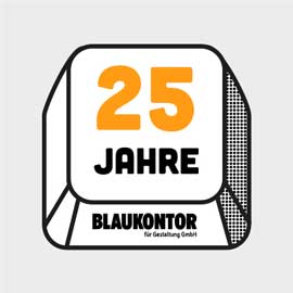 25 Jahre Blaukontor Logo